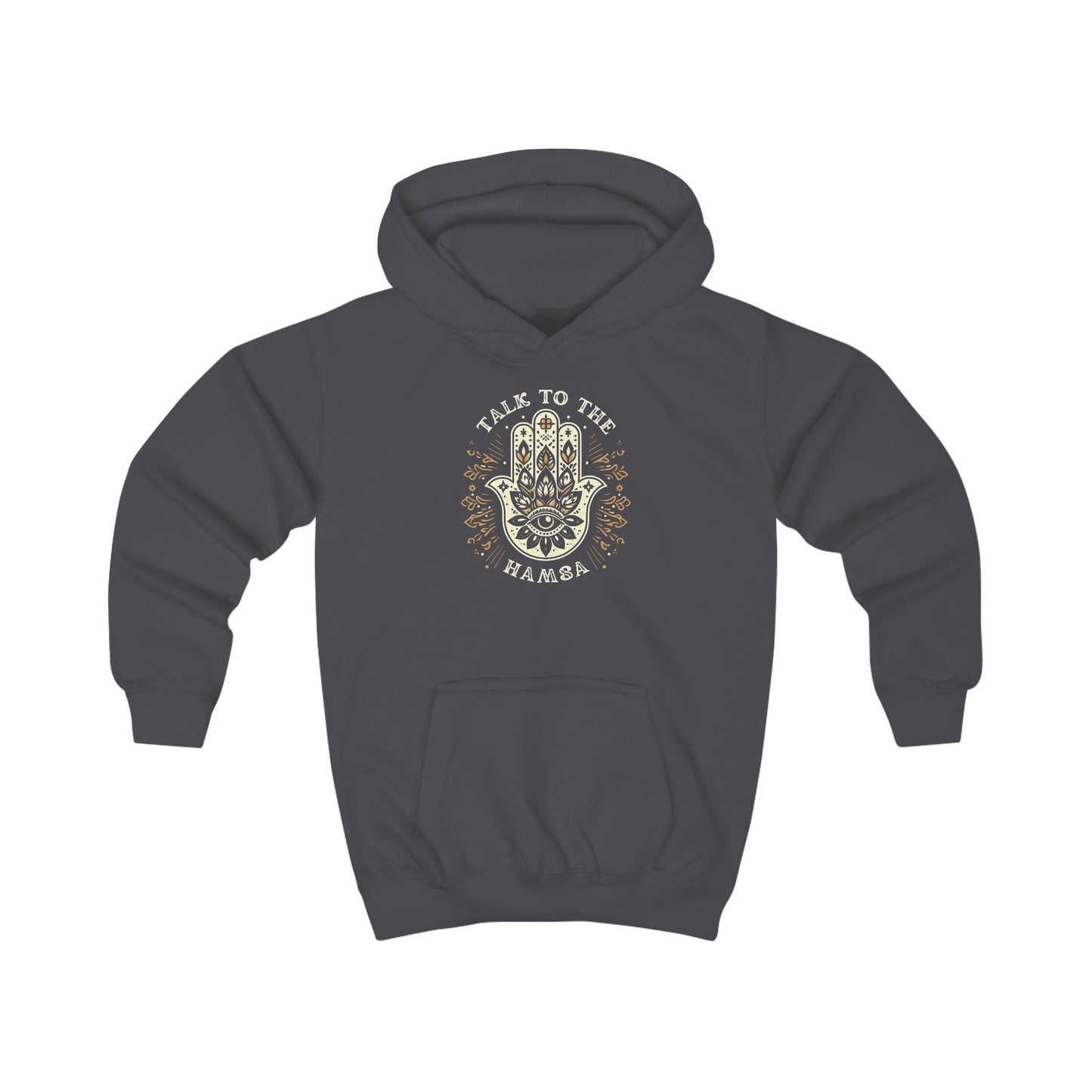 Talk to the hamsa Kids Hoodie