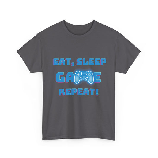 Eat sleep game repeat Adult T-shirt