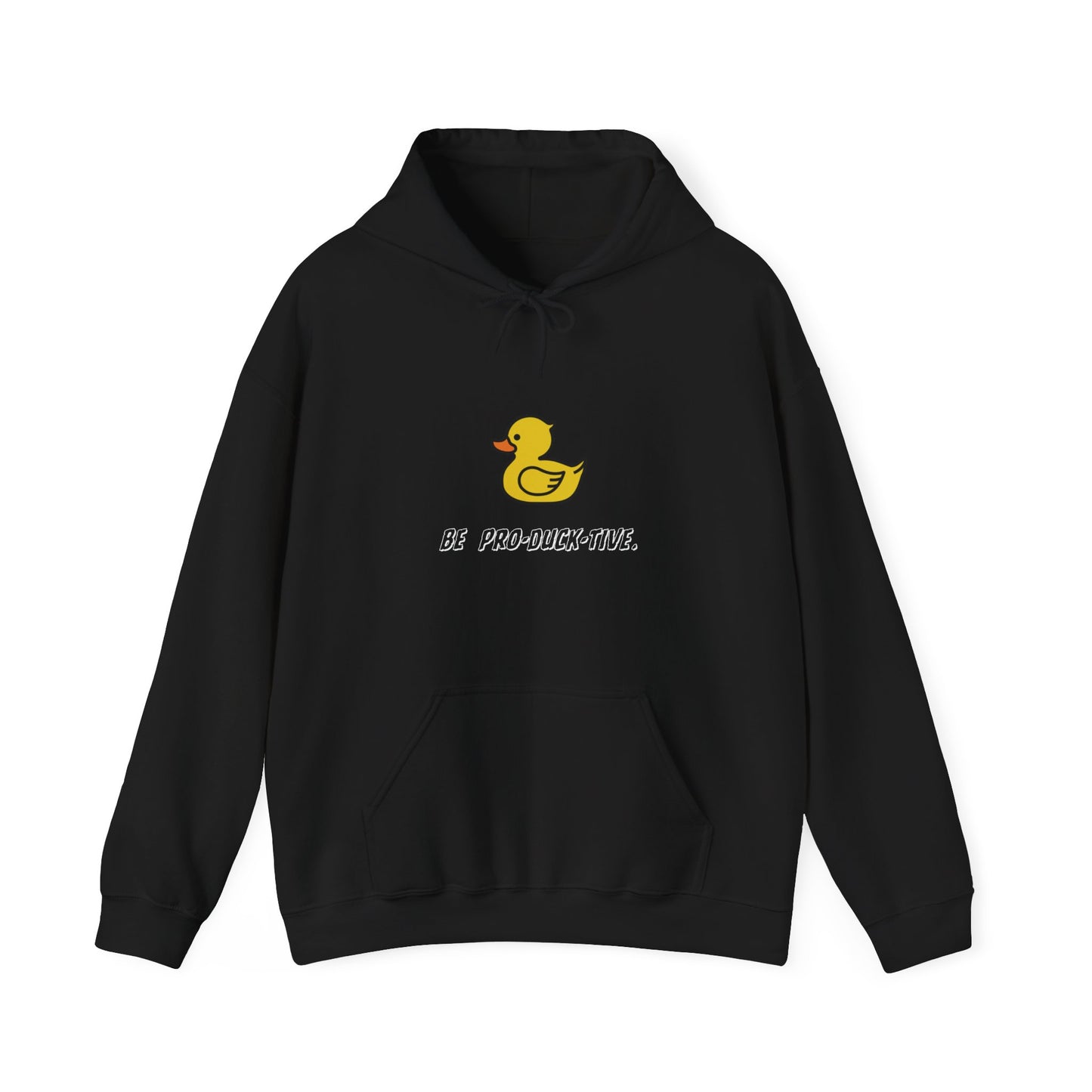 Be pro-duck-tive Double print Adult Hoodie