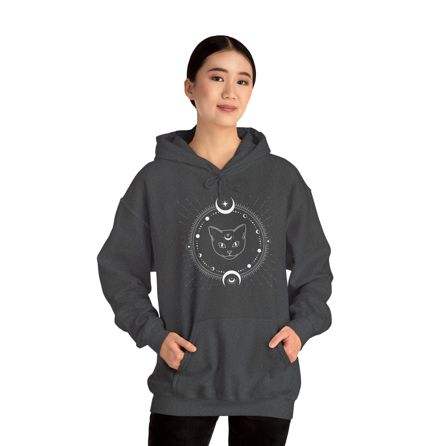 Mystic cat Adult Hoodie