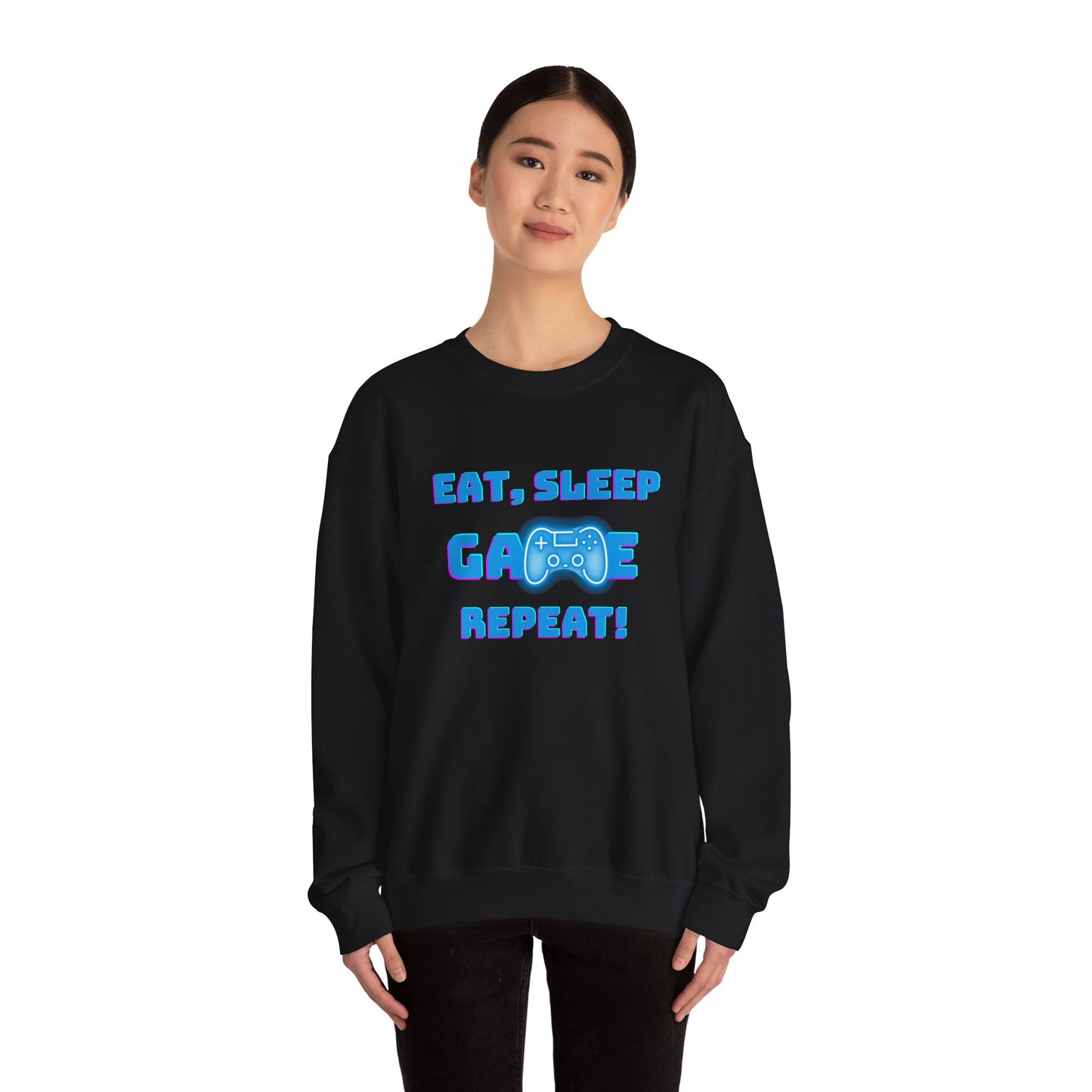 Eat sleep game repeat Sweatshirt