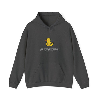 Be pro-duck-tive Double print Adult Hoodie