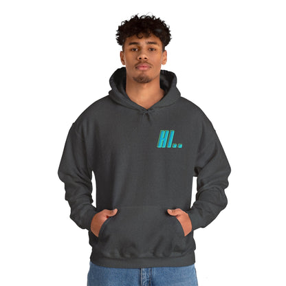 Hi/Bye Double print Adult Hoodie