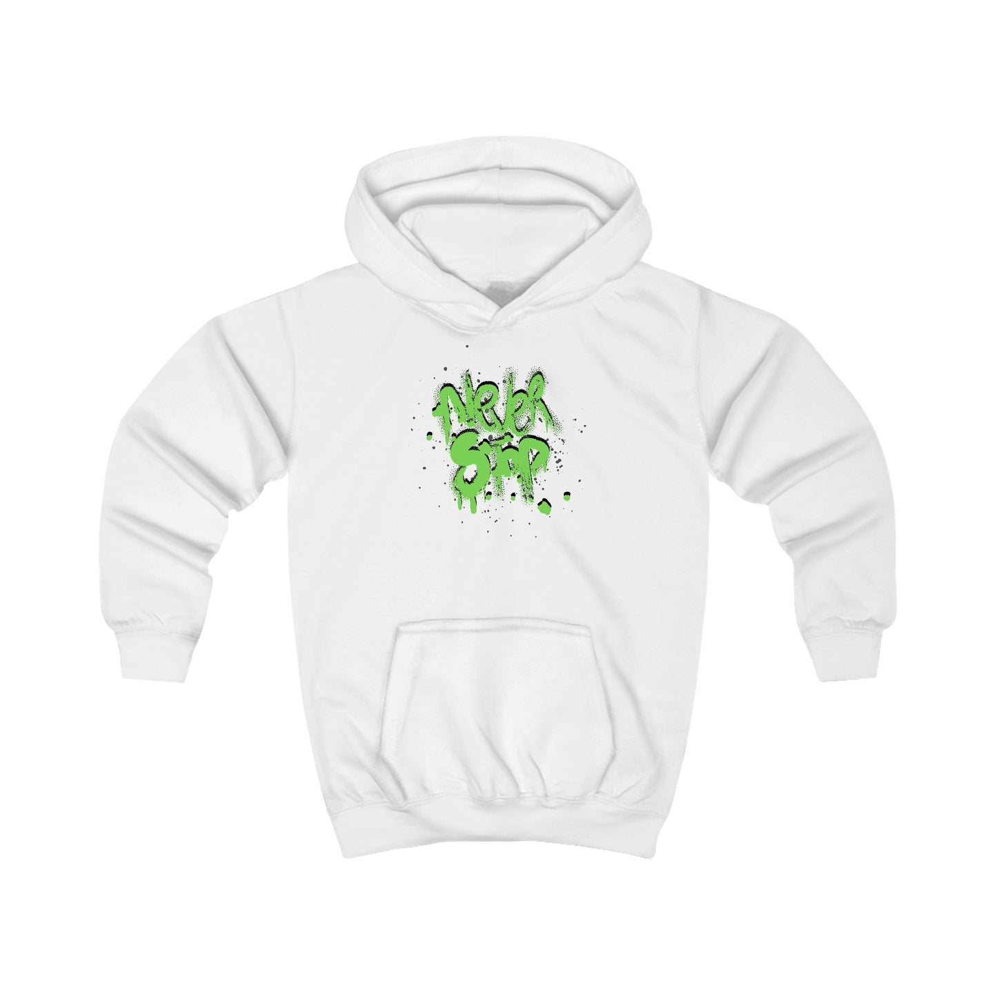 Never stop Kids Hoodie