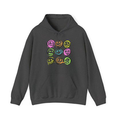 Faces Adult Hoodie