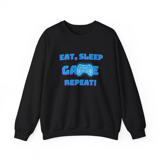 Eat sleep game repeat Sweatshirt