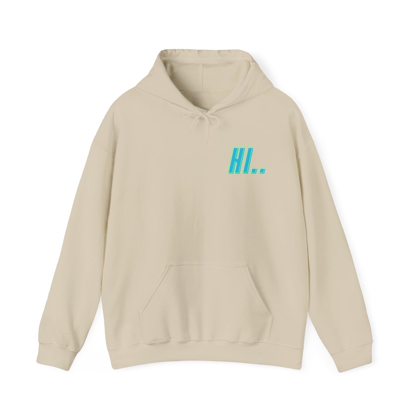 Hi/Bye Double print Adult Hoodie