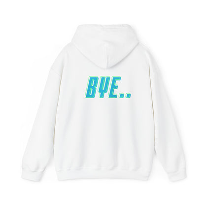 Hi/Bye Double print Adult Hoodie