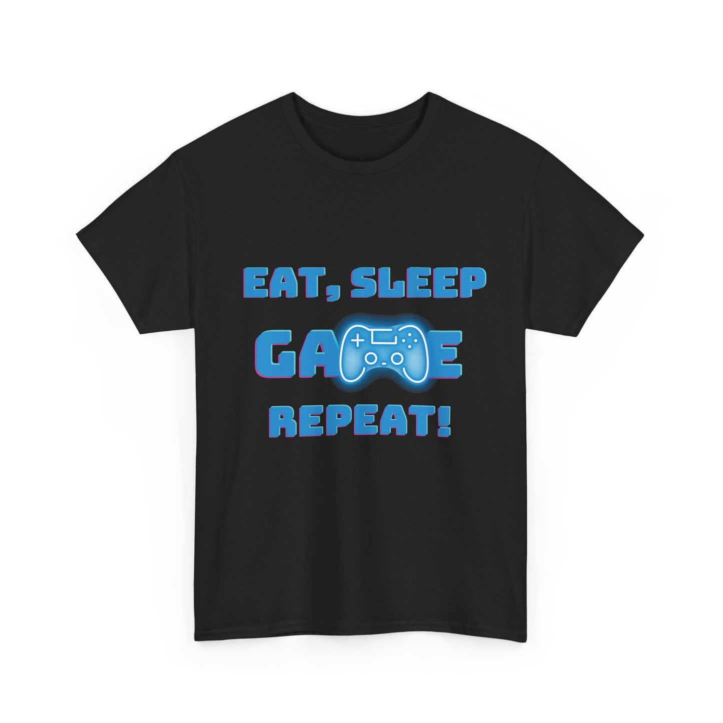 Eat sleep game repeat Adult T-shirt