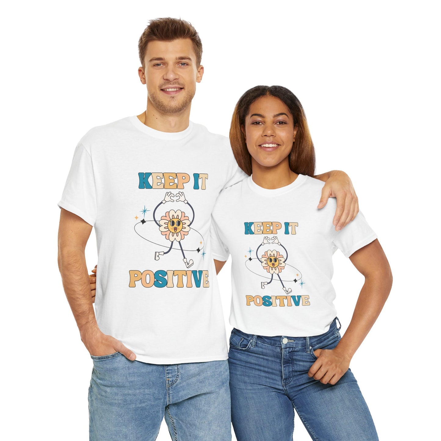 Keep it positive Adult T-shirt