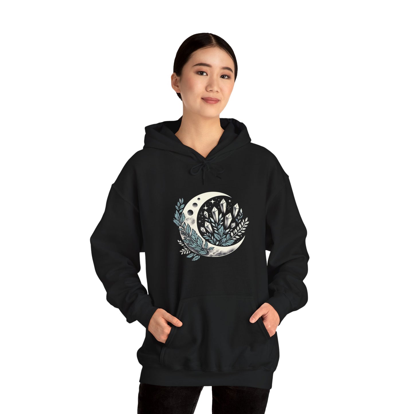 Crystal moon Adult Hoodie