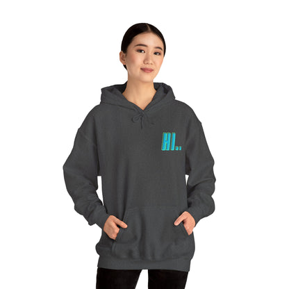 Hi/Bye Double print Adult Hoodie