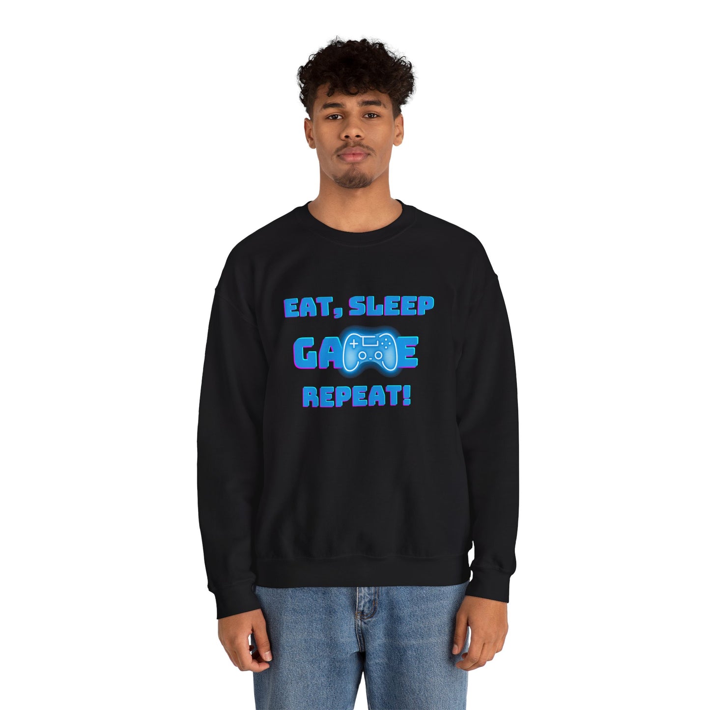 Eat sleep game repeat Sweatshirt