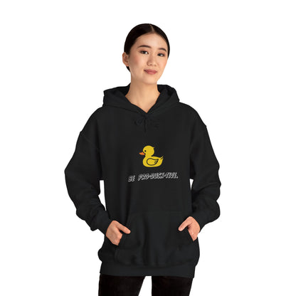 Be pro-duck-tive Double print Adult Hoodie