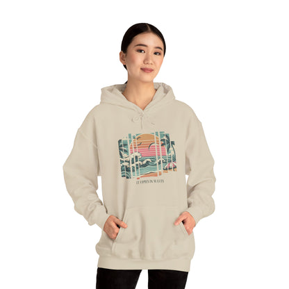 It comes in waves Adult Hoodie