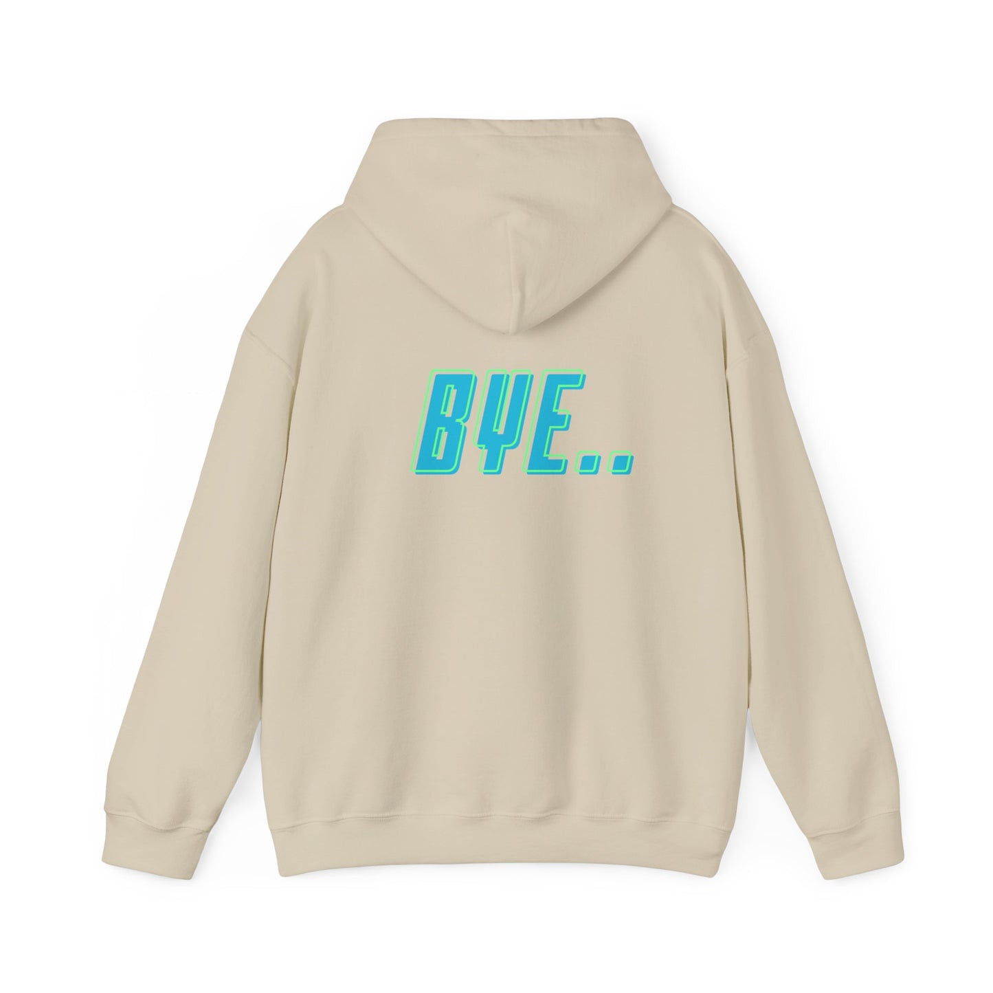 Hi/Bye Double print Adult Hoodie