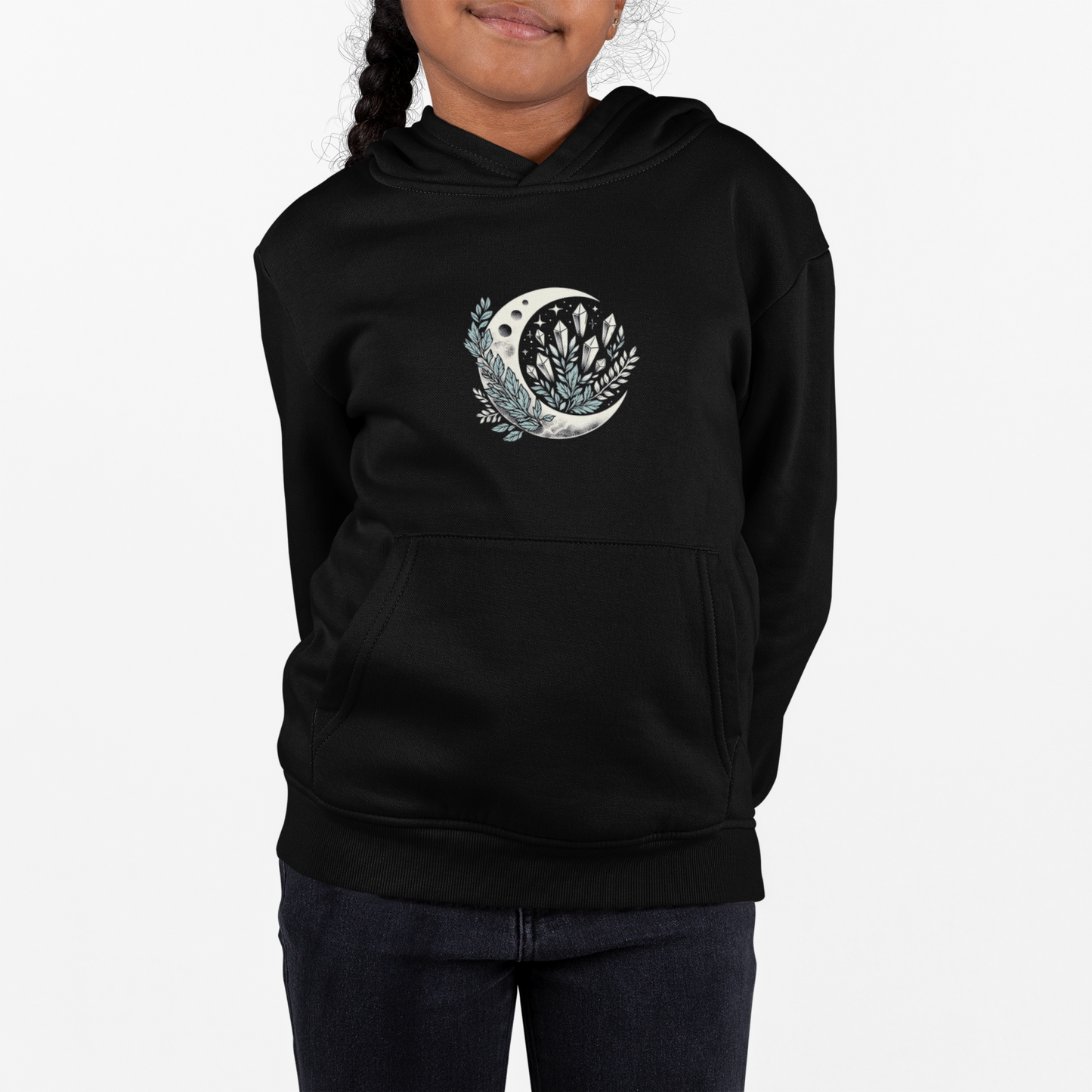 Crystal moon Kids Hoodie