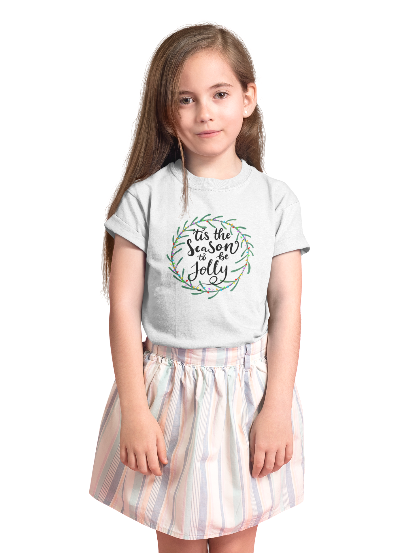 Tis The Season To Be Jolly Christmas T-Shirt | Festive Kids Tee